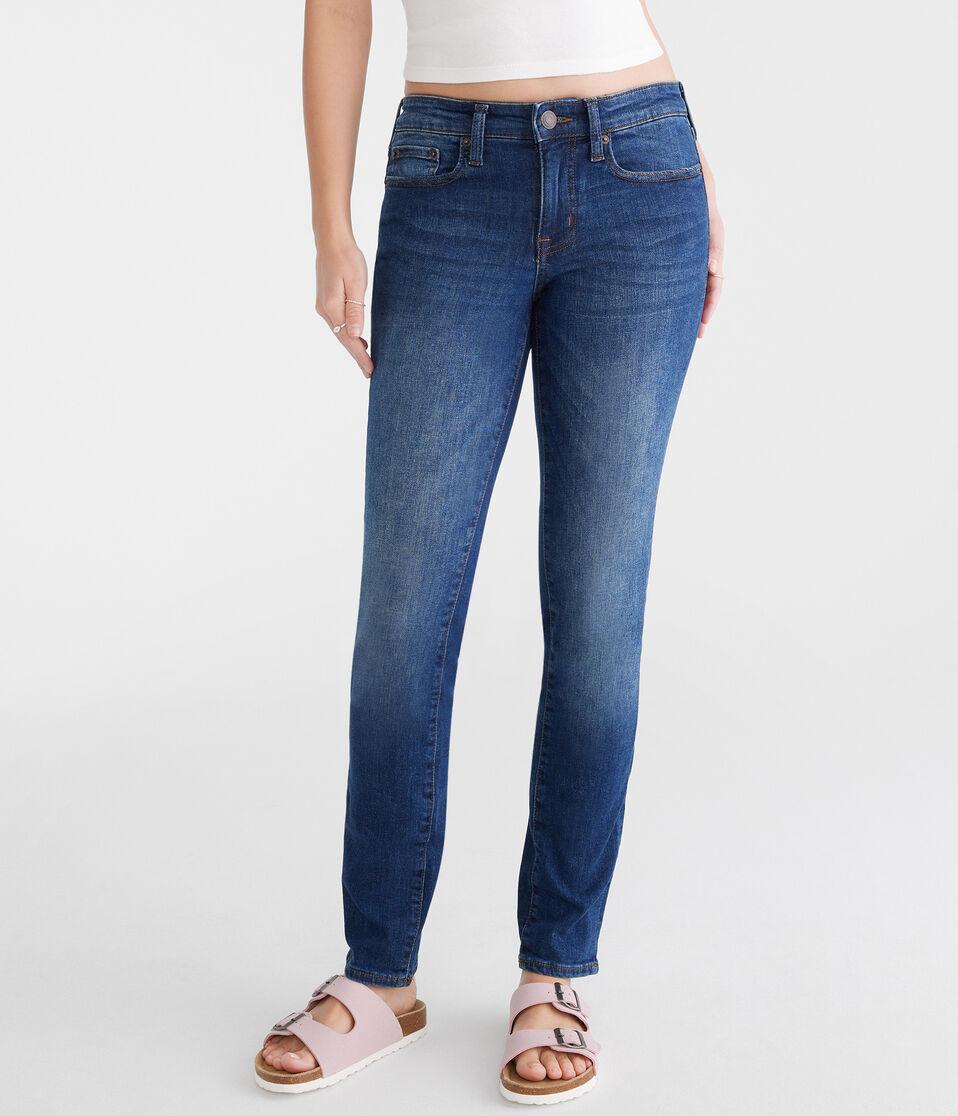 aéropostale Mid-Rise Skinny Jean dark wash