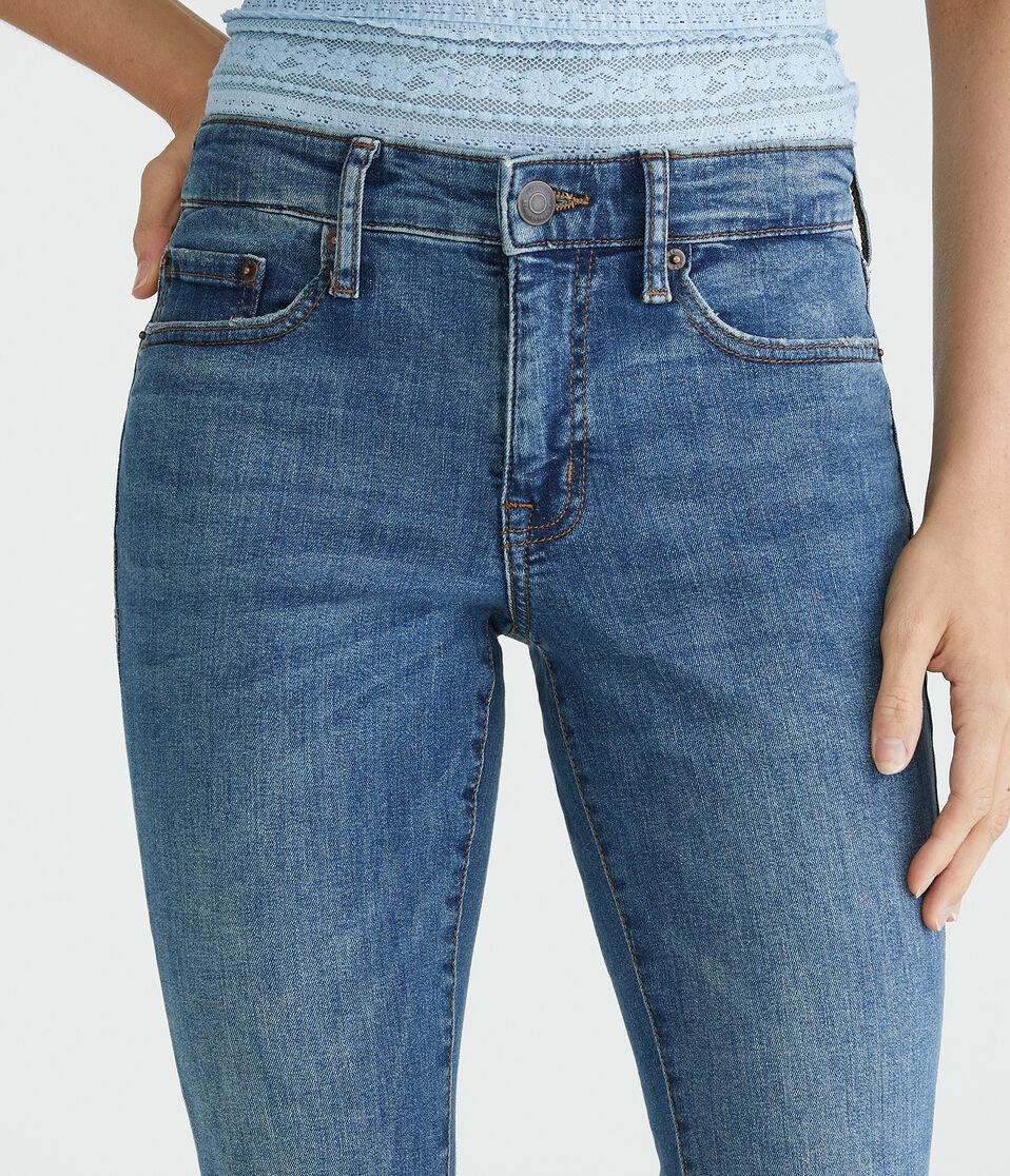 Aéropostale Mid-Rise Skinny Jean Medium Wash