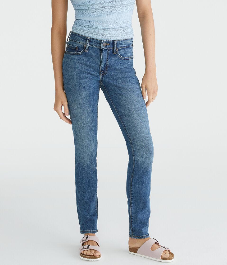 aéropostale Mid-Rise Skinny Jean medium wash