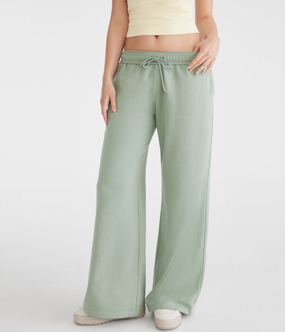 aéropostale Mid-Rise Wide Leg Sweatpants green bay