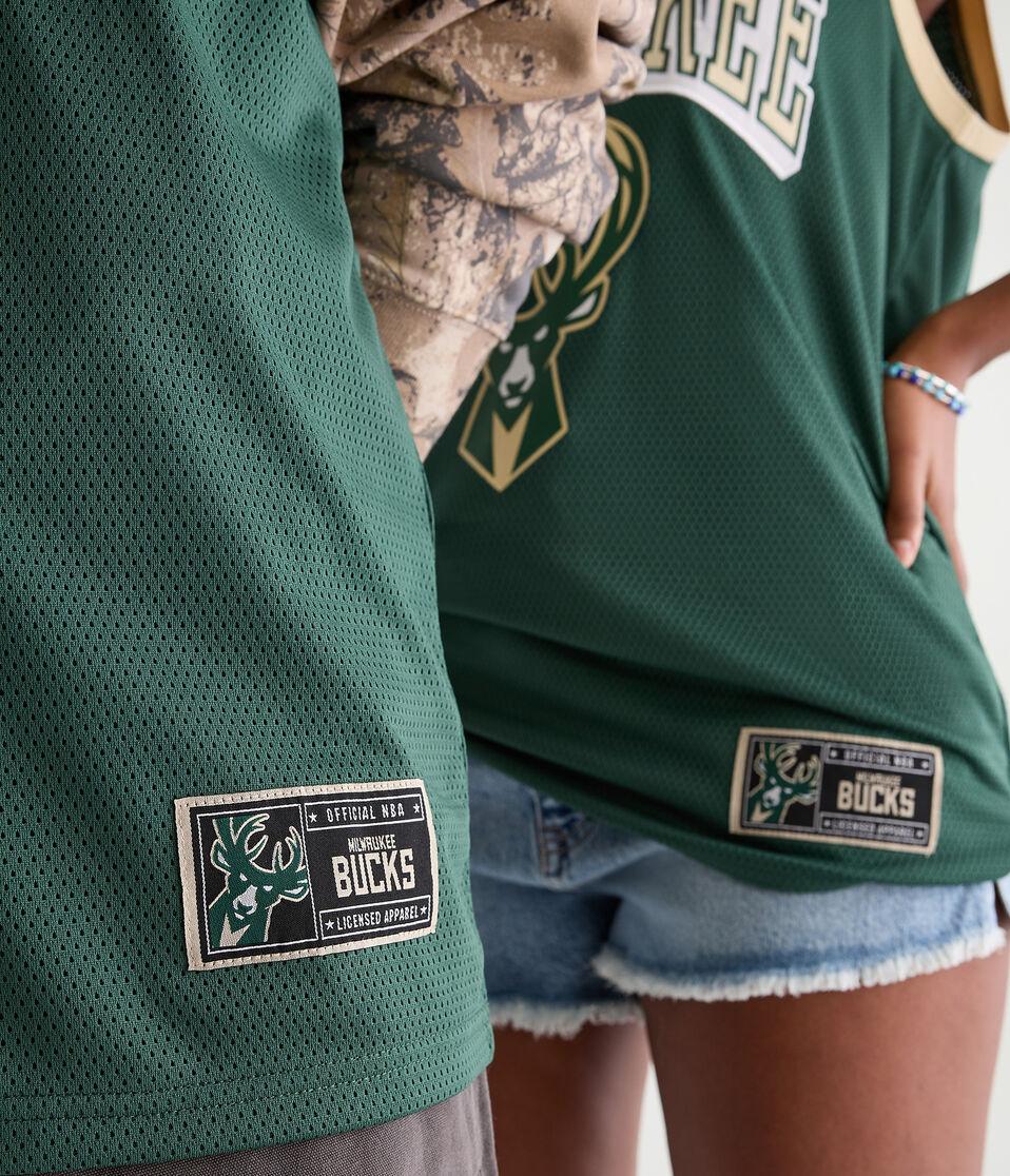 Aéropostale Milwaukee Bucks Mesh Tank Green