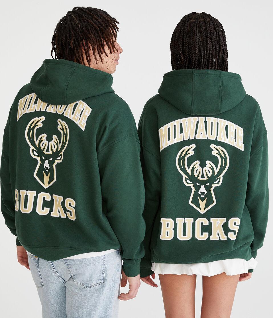 aéropostale Milwaukee Bucks Pullover Hoodie green