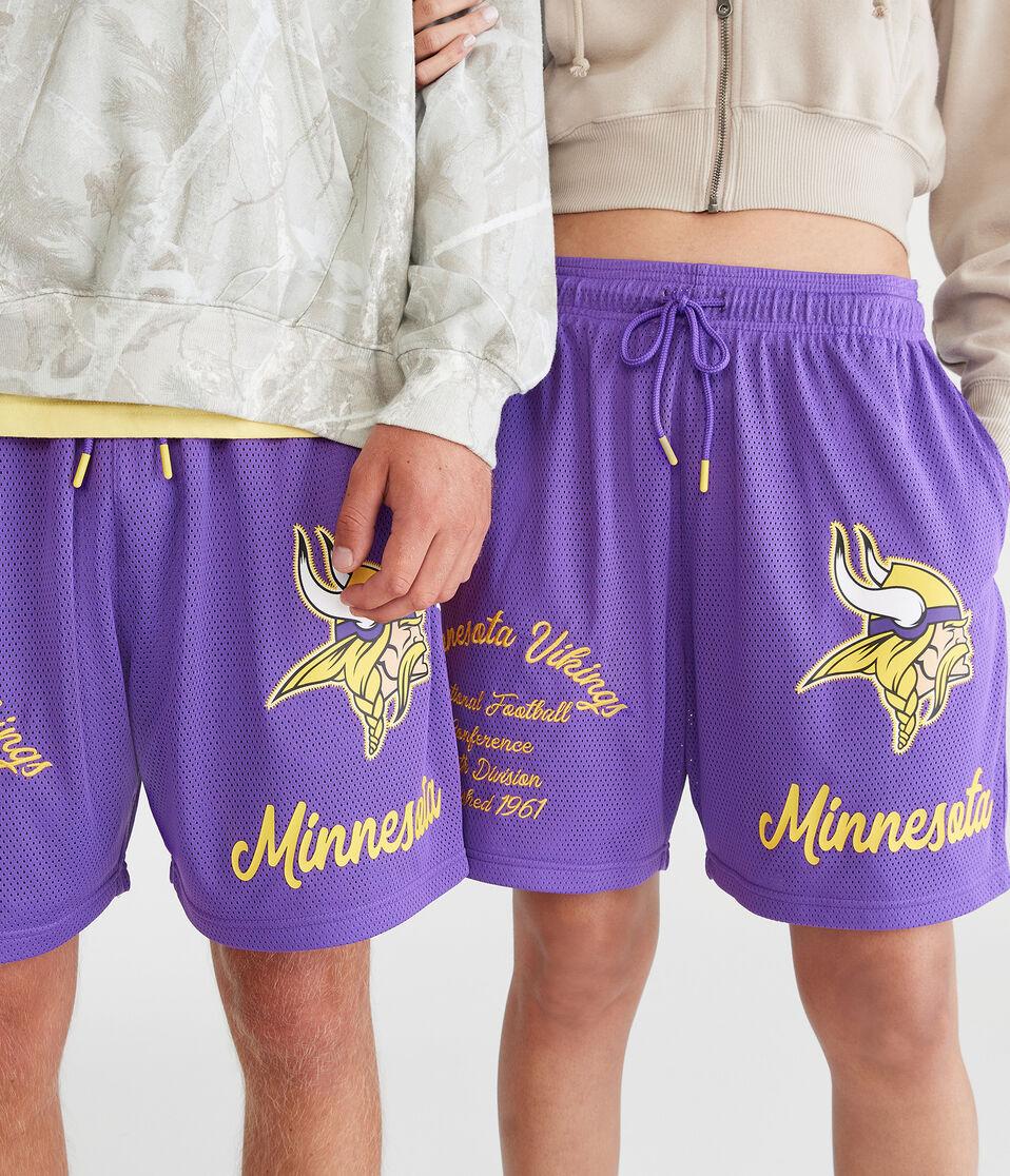 Aéropostale Minnesota Vikings Mesh Shorts 6" Purple