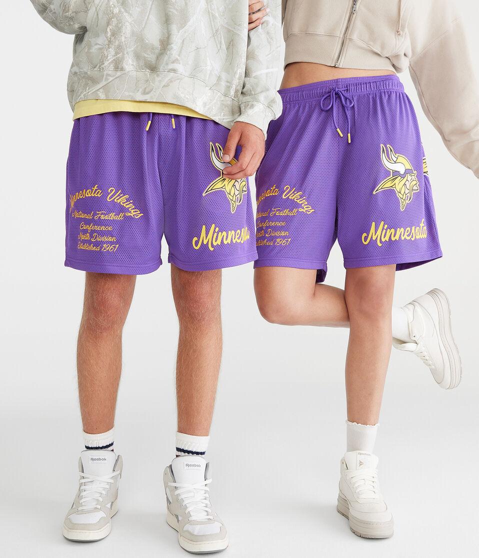 aéropostale Minnesota Vikings Mesh Shorts 6" purple