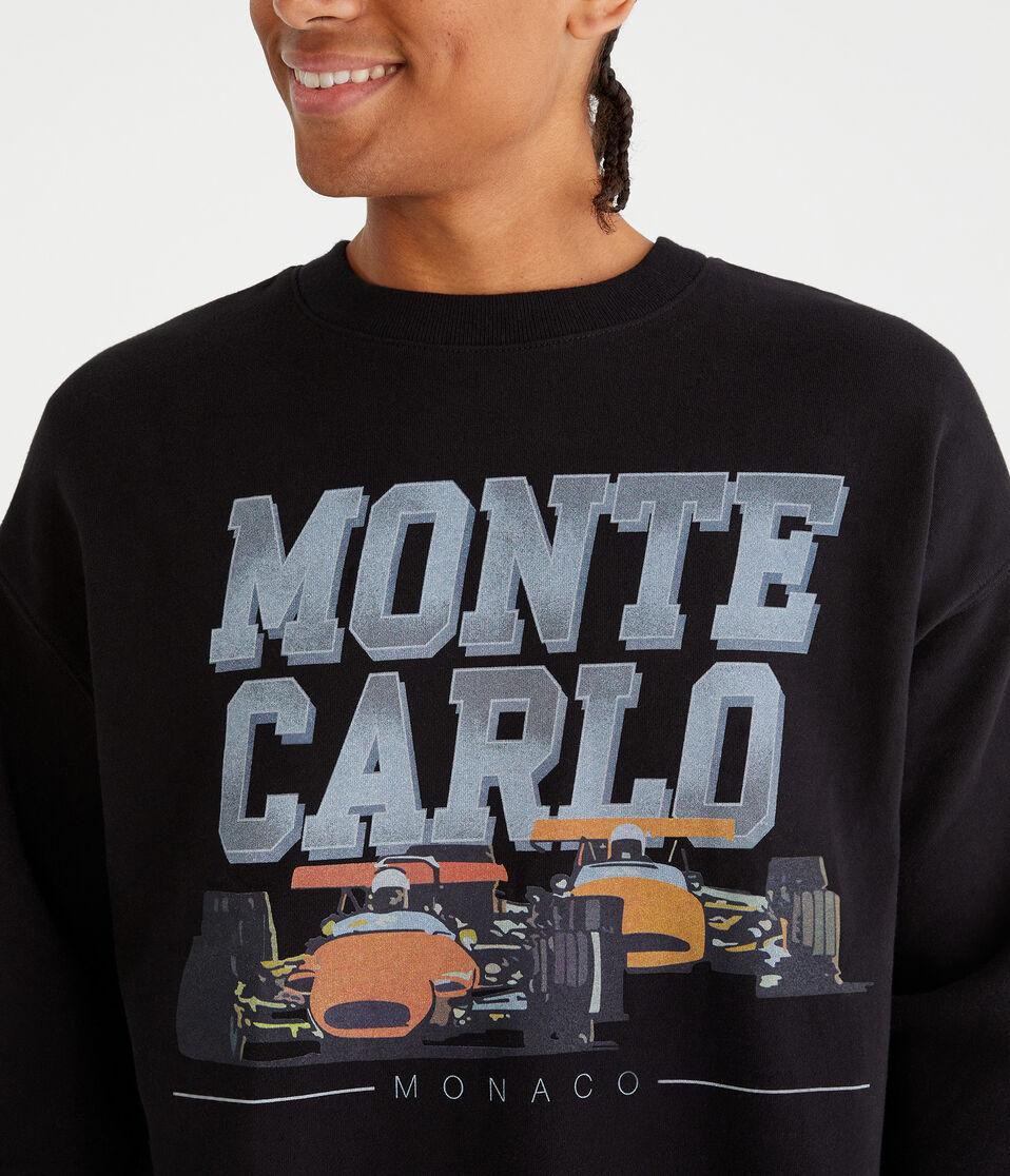 Aéropostale Monte Carlo Crew Sweatshirt Black Fox