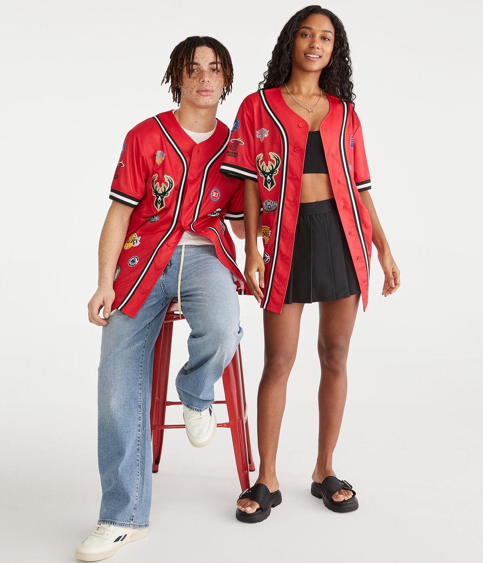 Aéropostale NBA Team Logos Top Red