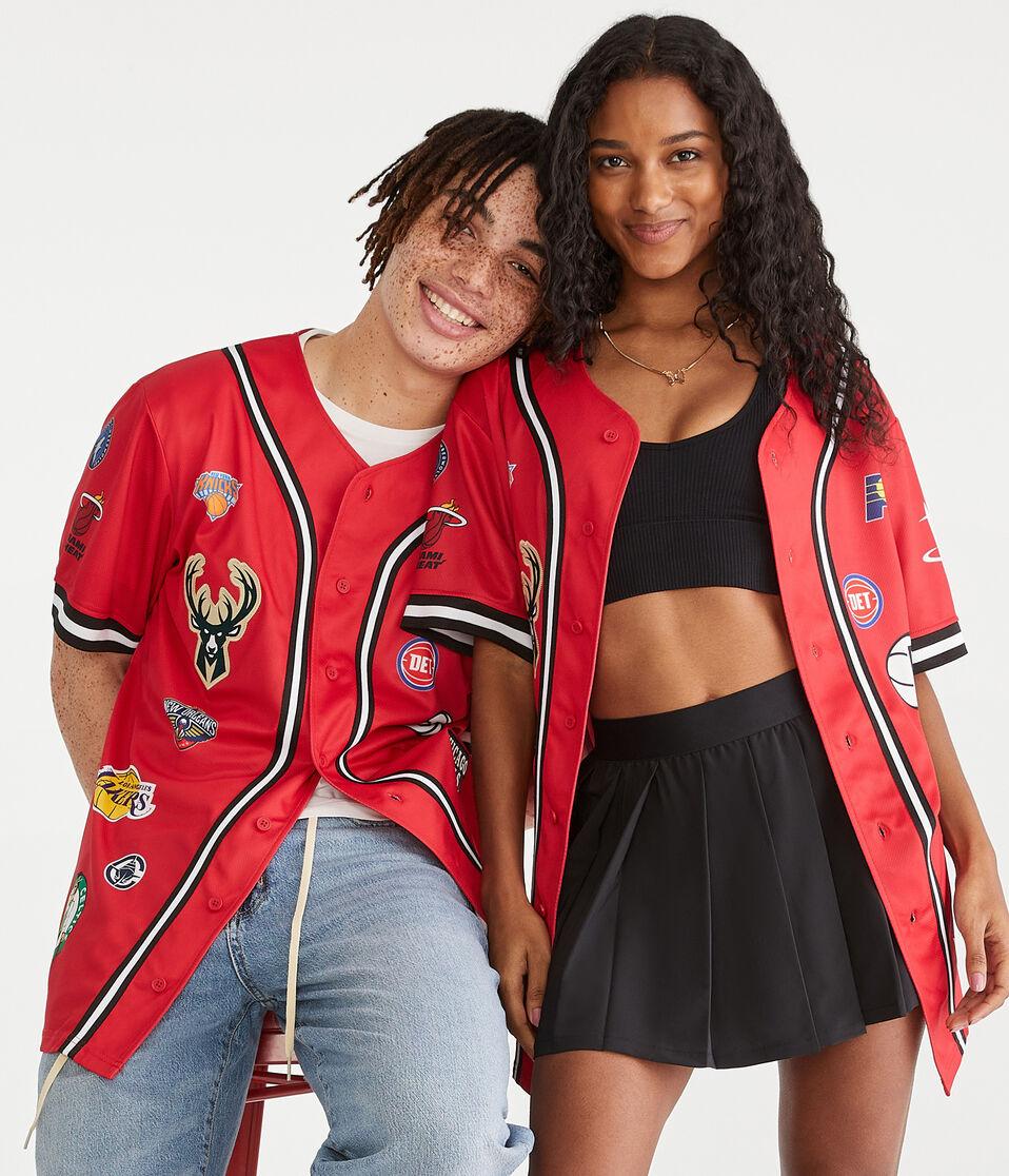 Aéropostale NBA Team Logos Top Red