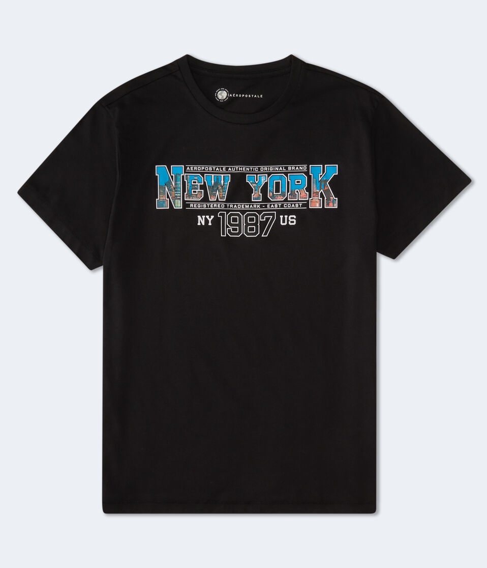 aéropostale Aeropostale New York 1987 Graphic Tee black fox