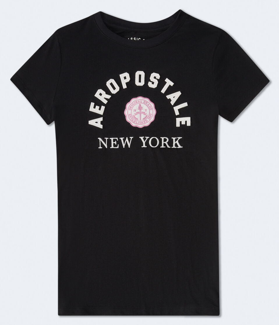 aéropostale Aeropostale New York Appliqué Graphic Tee black fox