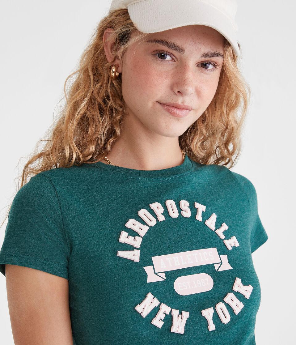 Aéropostale Aeropostale New York Appliqué Graphic Tee Dusty Rosemary