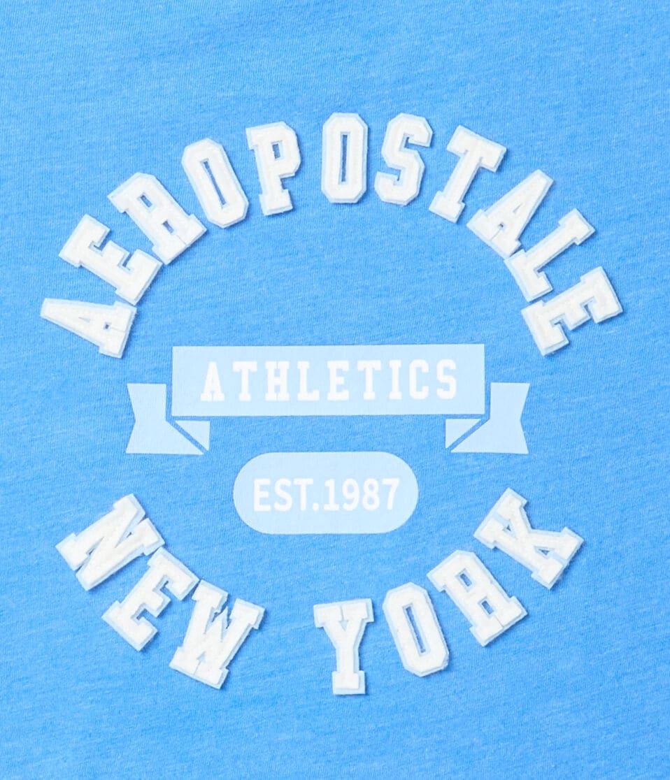 Aéropostale Aeropostale New York Appliqué Graphic Tee Palace Blue