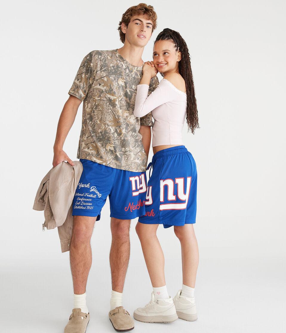Aéropostale New York Giants Mesh Shorts 6" Blue