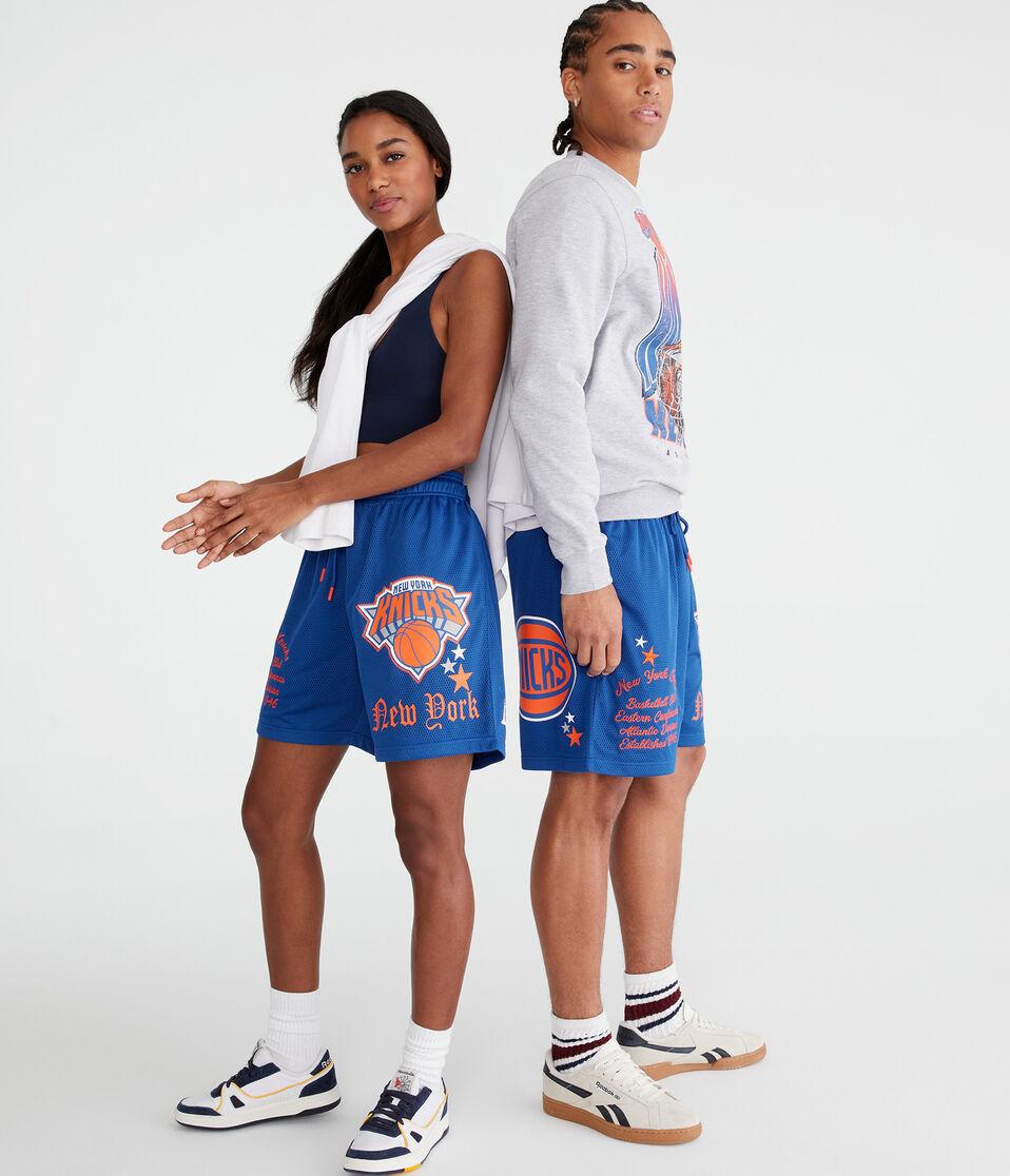 Aéropostale New York Knicks Mesh Shorts 6" Blue