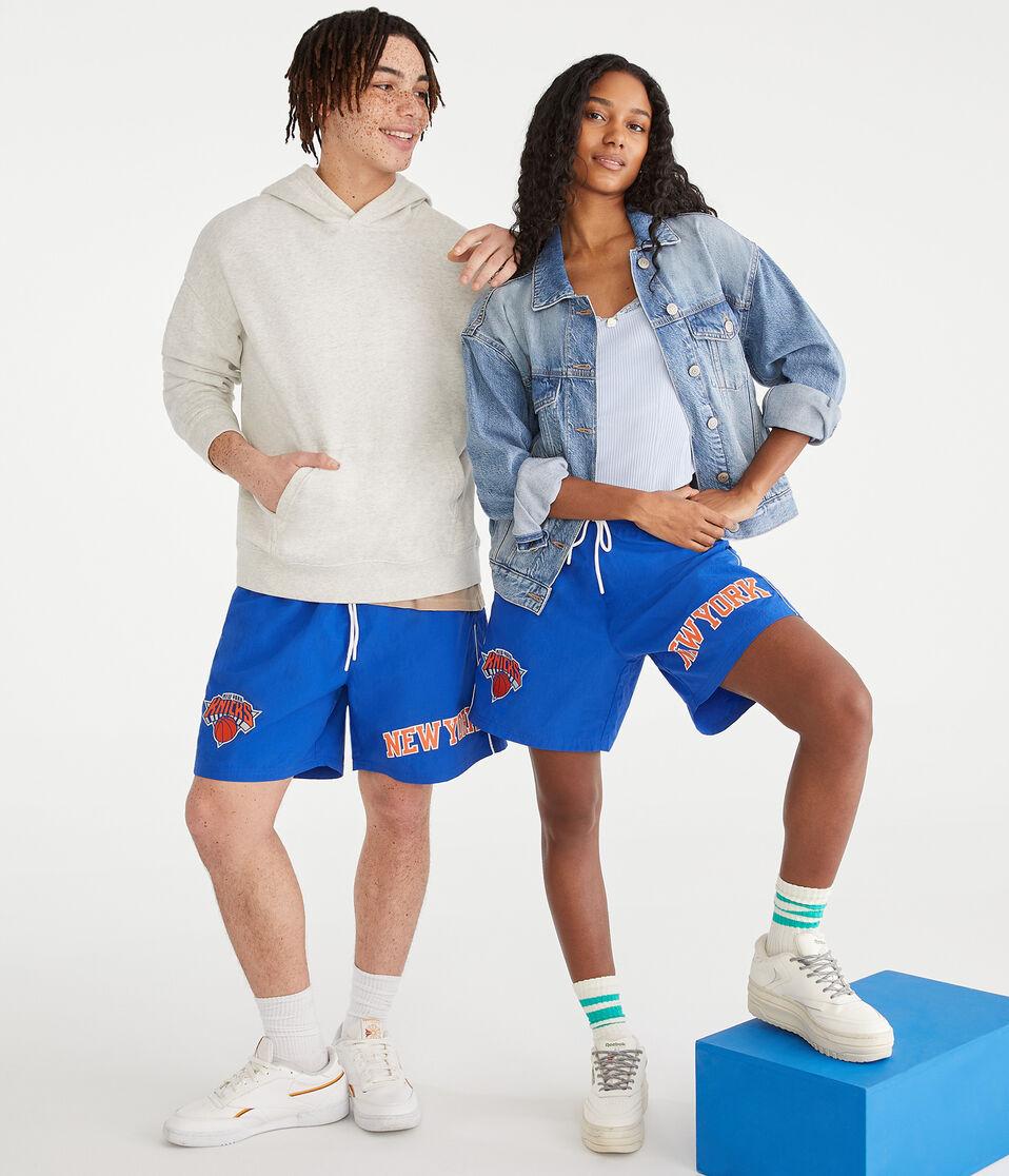 Aéropostale New York Knicks Nylon Shorts 6.5" Blue