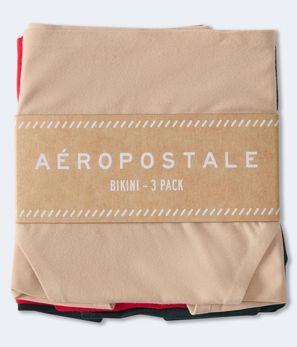 Aéropostale No-Show Bikini 3-Pack Multi