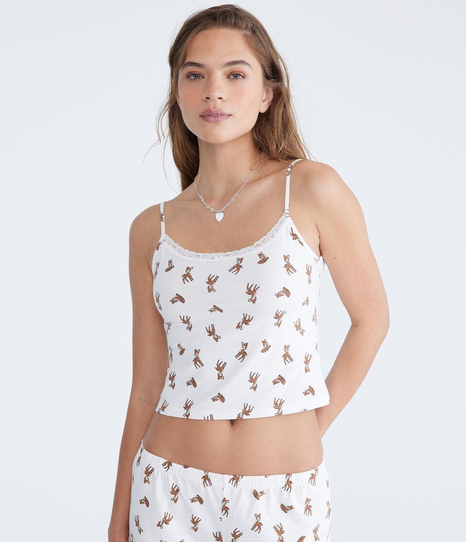 aéropostale Oh Deer Sleep Cami cream