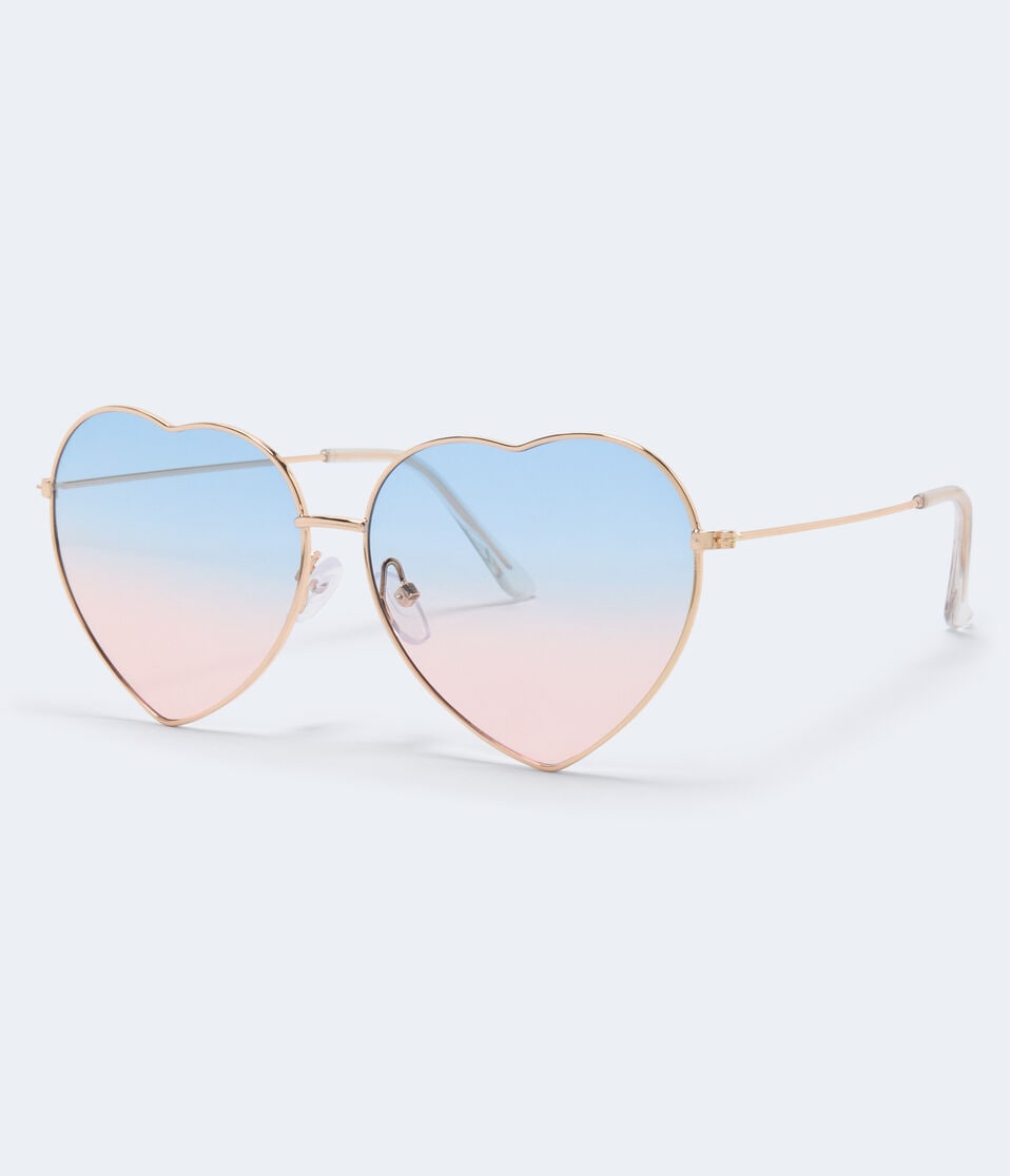 Aéropostale Ombré Heart Sunglasses Novelty