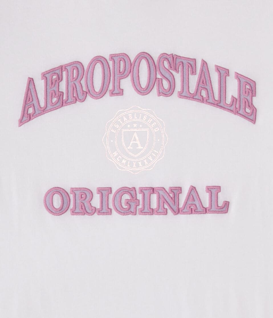 Aéropostale Aeropostale Original Appliqué Graphic Tee Bleach