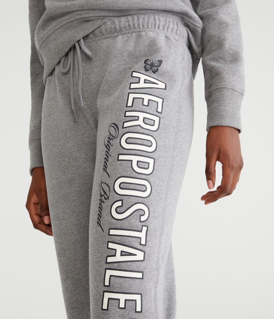 Aéropostale Aeropostale Original Brand Jogger Sweatpants Med Hthr Grey