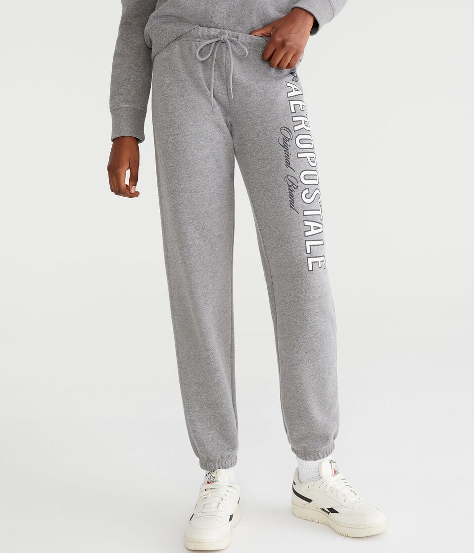 aéropostale Aeropostale Original Brand Jogger Sweatpants med hthr grey
