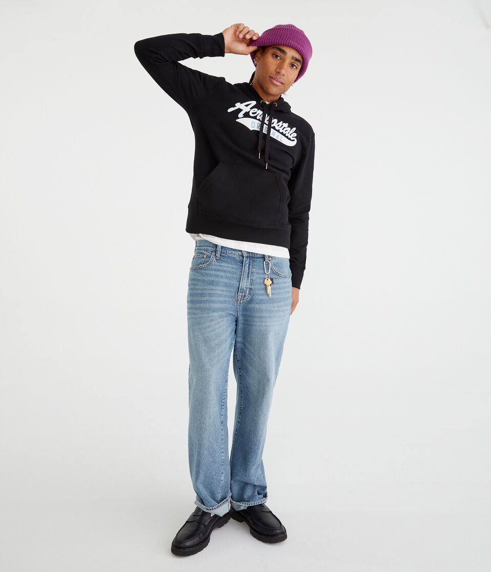 Aéropostale Aeropostale Original Heritage Pullover Hoodie Black Fox