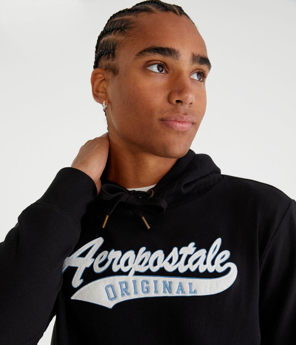Aéropostale Aeropostale Original Heritage Pullover Hoodie Black Fox