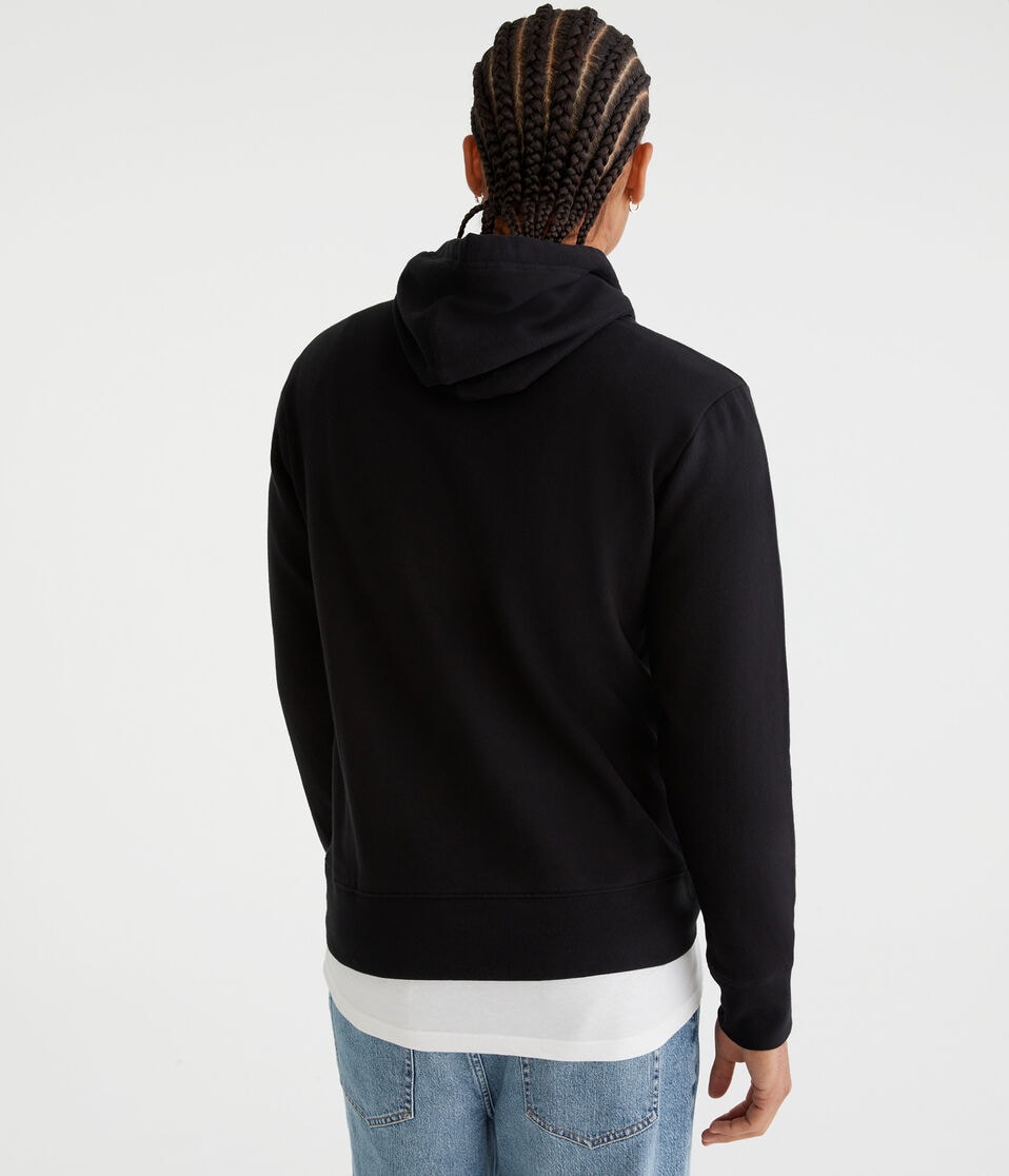 Aéropostale Aeropostale Original Heritage Pullover Hoodie Black Fox