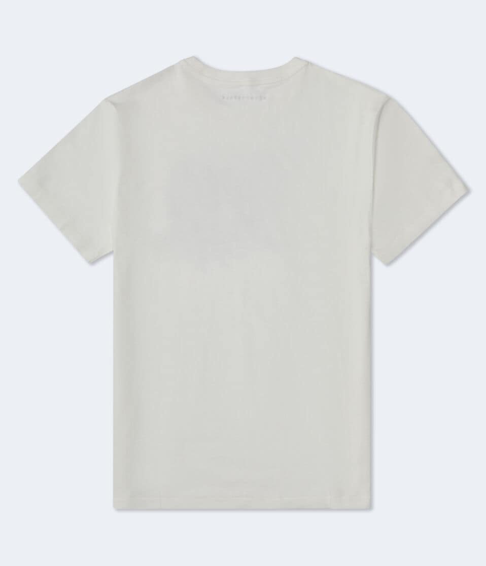 Aéropostale Aeropostale Original Script Appliqué Graphic Tee Cream