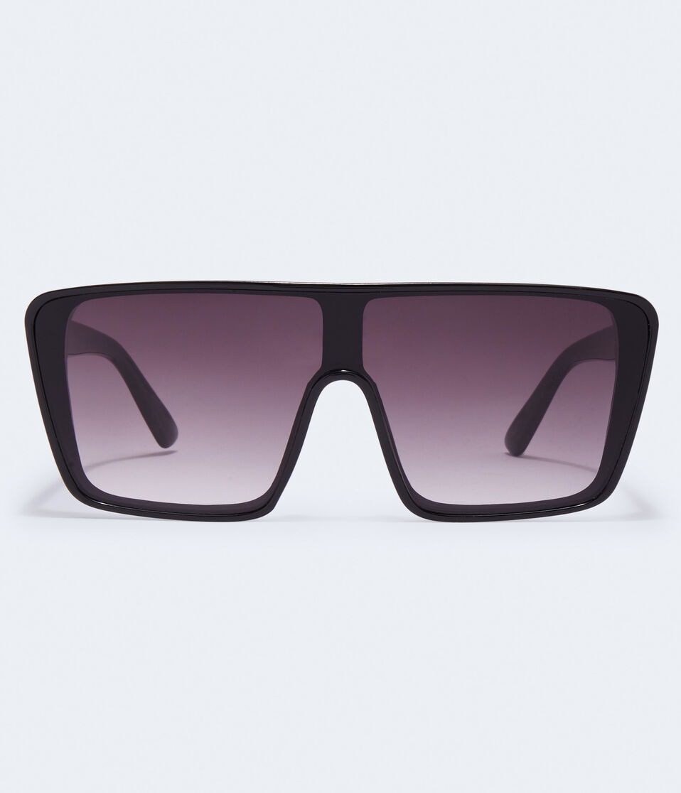 aéropostale Oversized Shield Sunglasses black