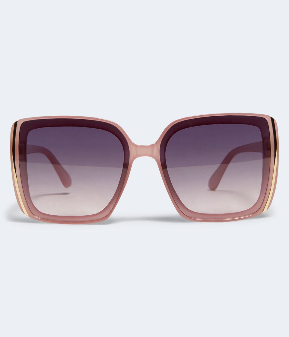 aéropostale Oversized Square Sunglasses purple