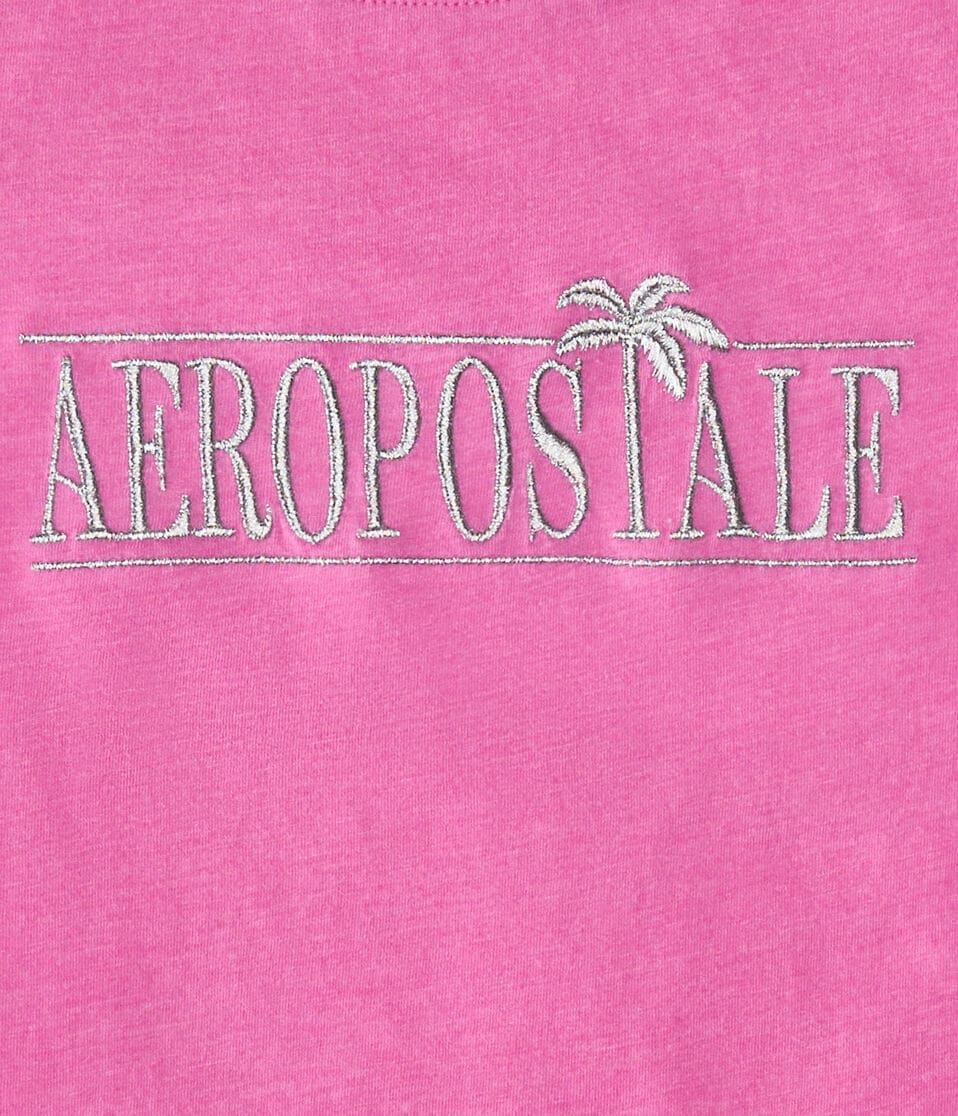 Aéropostale Aeropostale Palm Tree Graphic Tee Mauve Glow