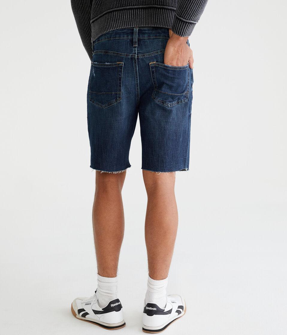 Aéropostale Premium Air Denim Shorts 9" Dark Wash