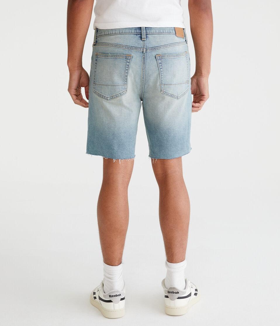 Aéropostale Premium Air Denim Shorts 9" Light Wash