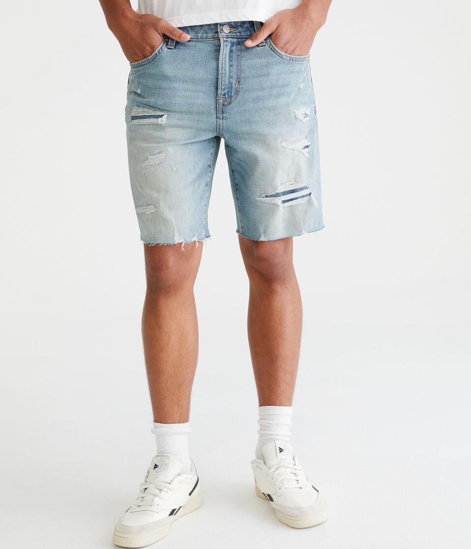 aéropostale Premium Air Denim Shorts 9" light wash