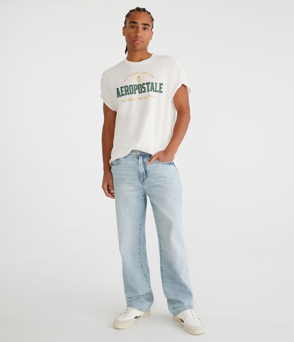 Aéropostale Aeropostale Queens Appliqué Graphic Tee Cream