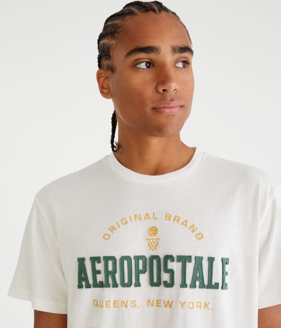 Aéropostale Aeropostale Queens Appliqué Graphic Tee Cream