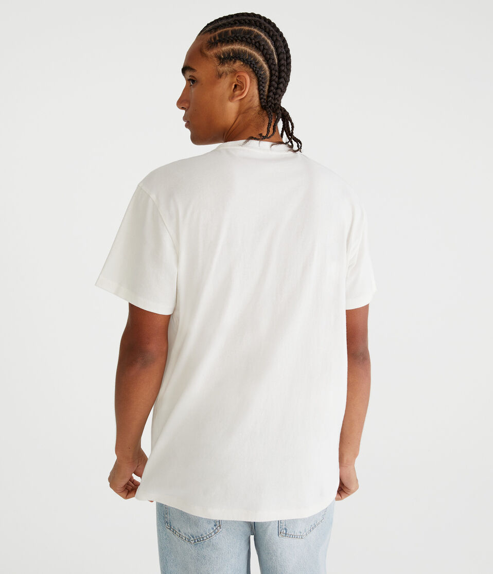Aéropostale Aeropostale Queens Appliqué Graphic Tee Cream
