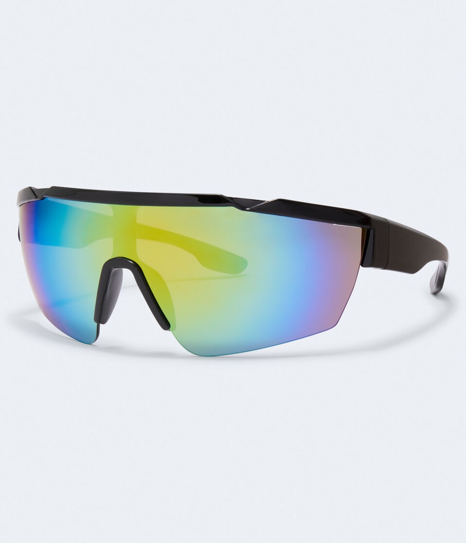 Aéropostale Rainbow Shield Sunglasses Multi