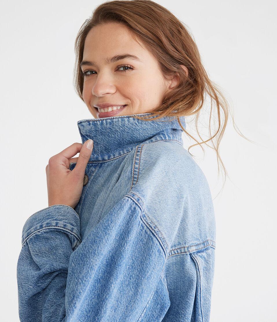 Aéropostale Relaxed Denim Jacket Medium Wash