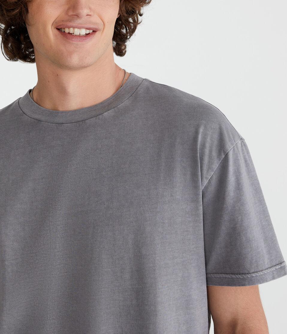 Aéropostale Relaxed Fit Crew Tee Dark Chocolate