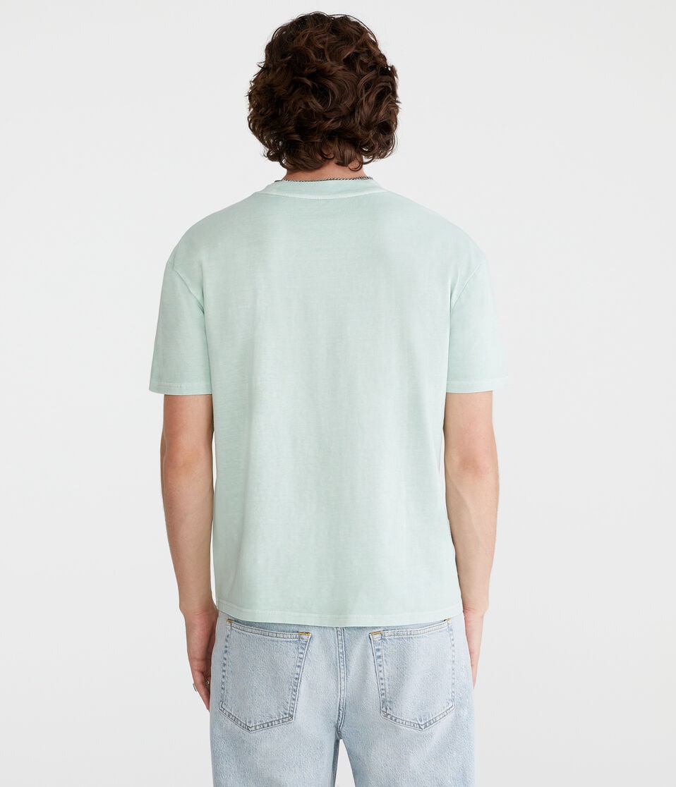 Aéropostale Relaxed Fit Crew Tee Green Lawn