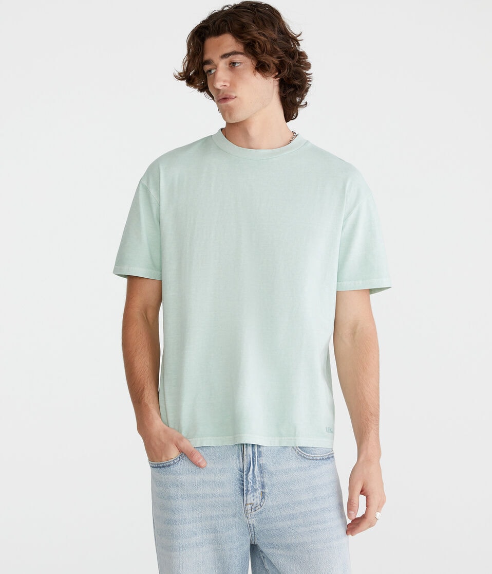 aéropostale Relaxed Fit Crew Tee green lawn