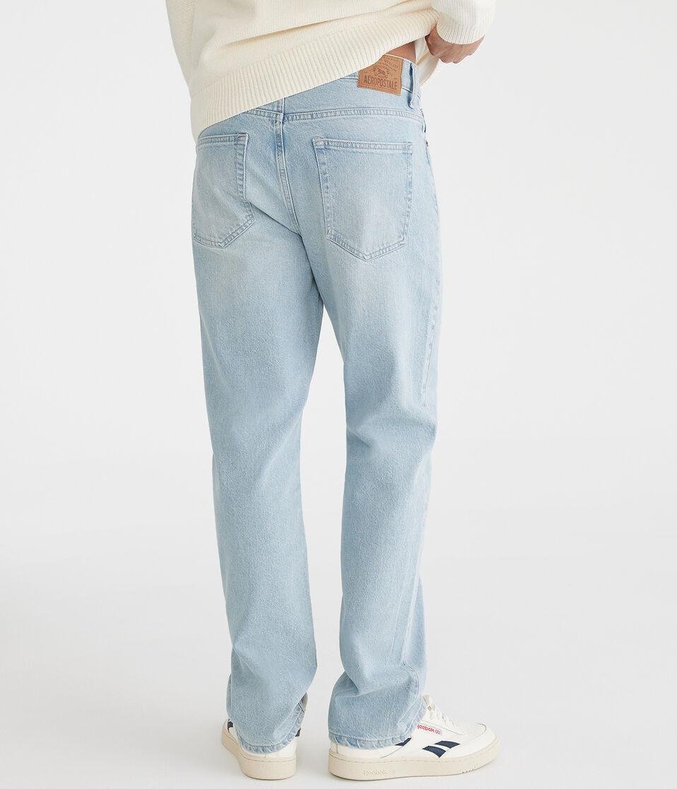 Aéropostale Relaxed Straight Jean Light Wash
