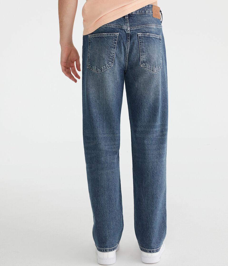 Aéropostale Relaxed Straight Jean Medium Wash