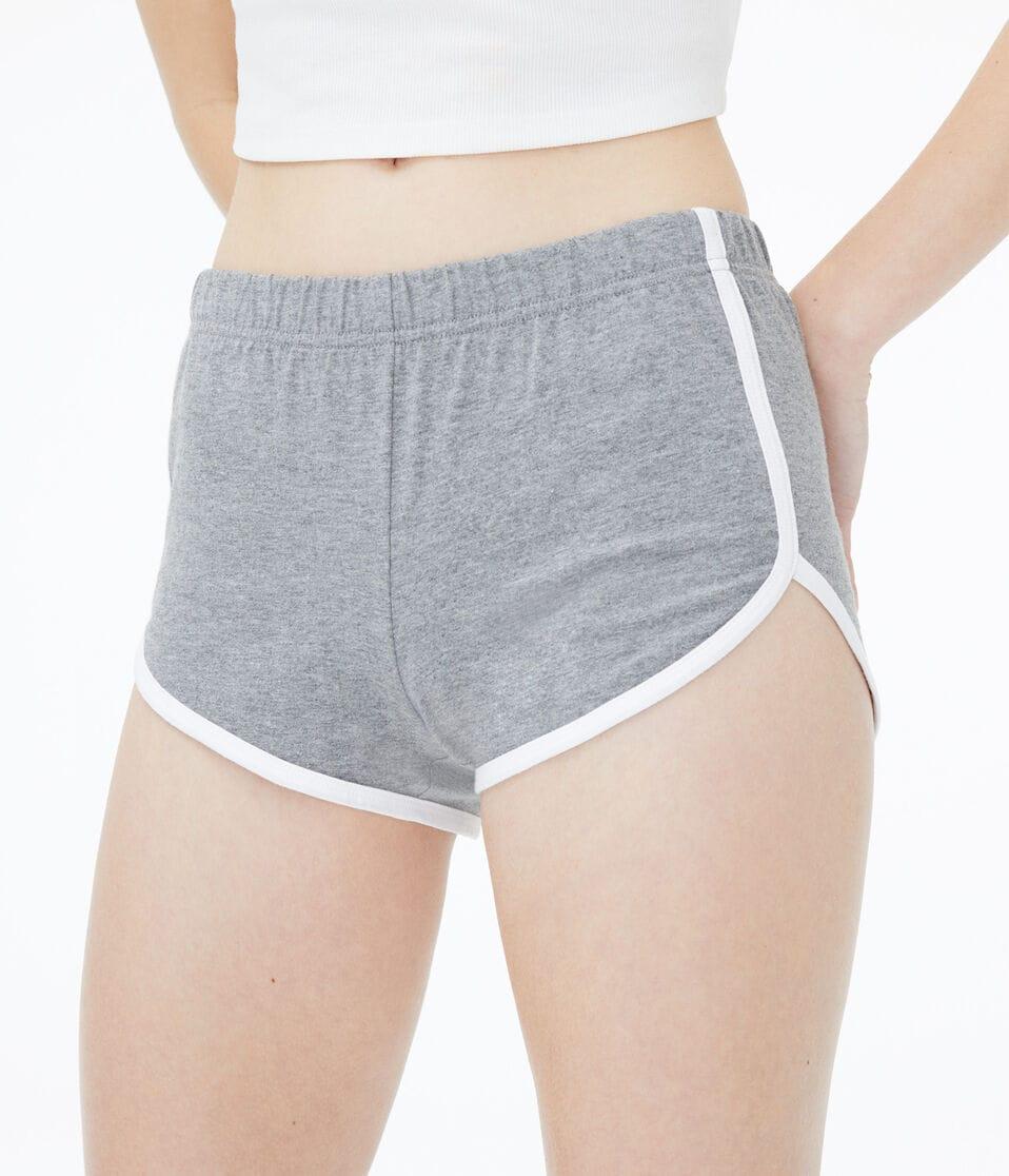 Aéropostale Retro Shorts Med Hthr Grey