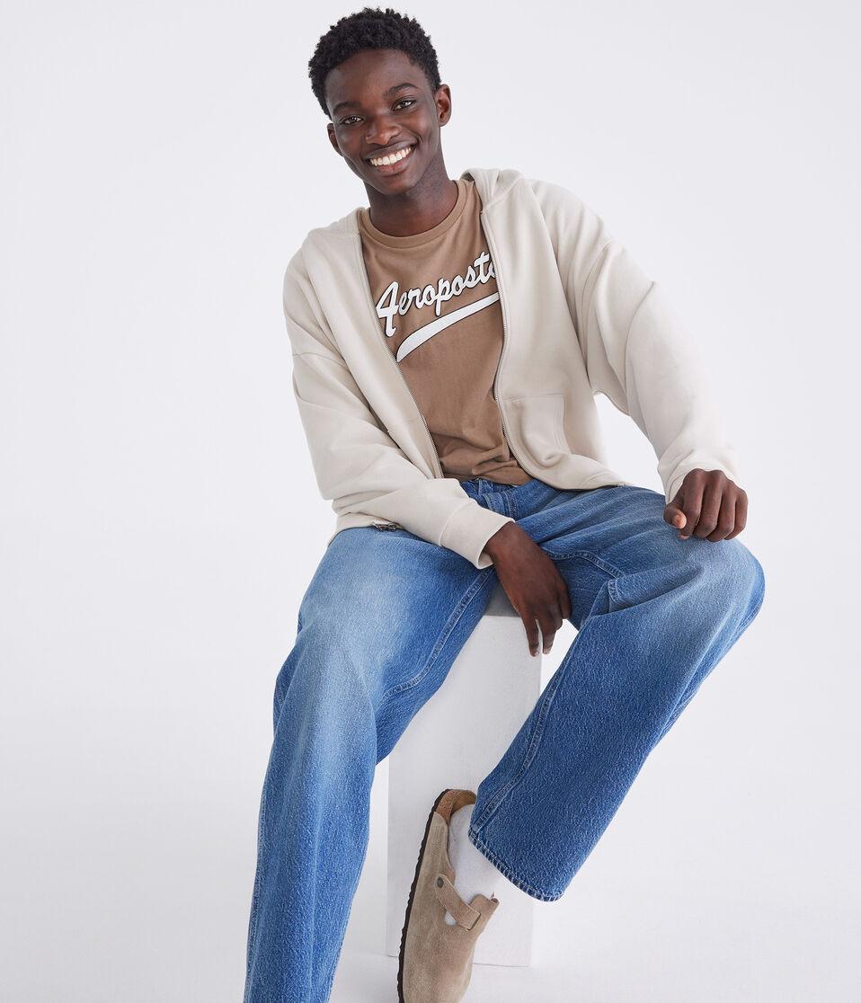 Aéropostale Aeropostale Script Logo Appliqué Graphic Tee Duster