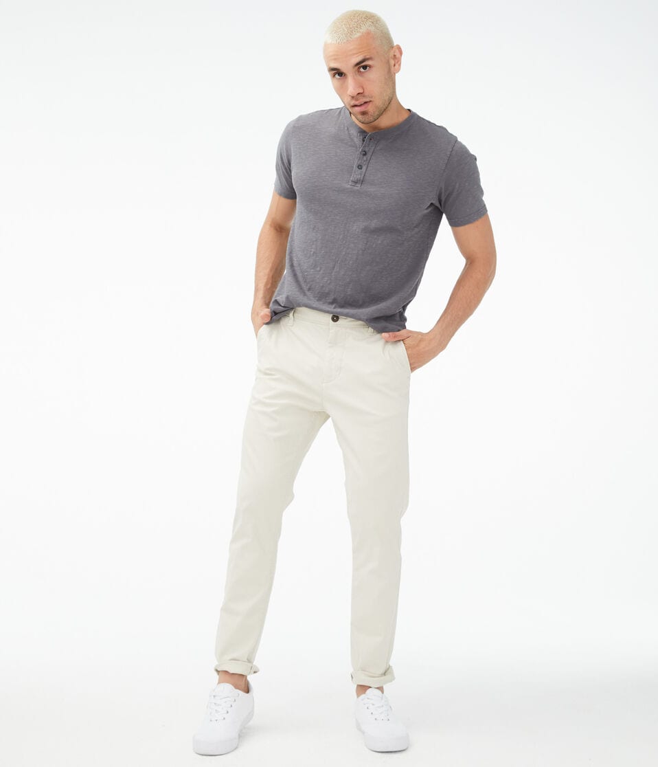 aéropostale Skinny Chinos tan