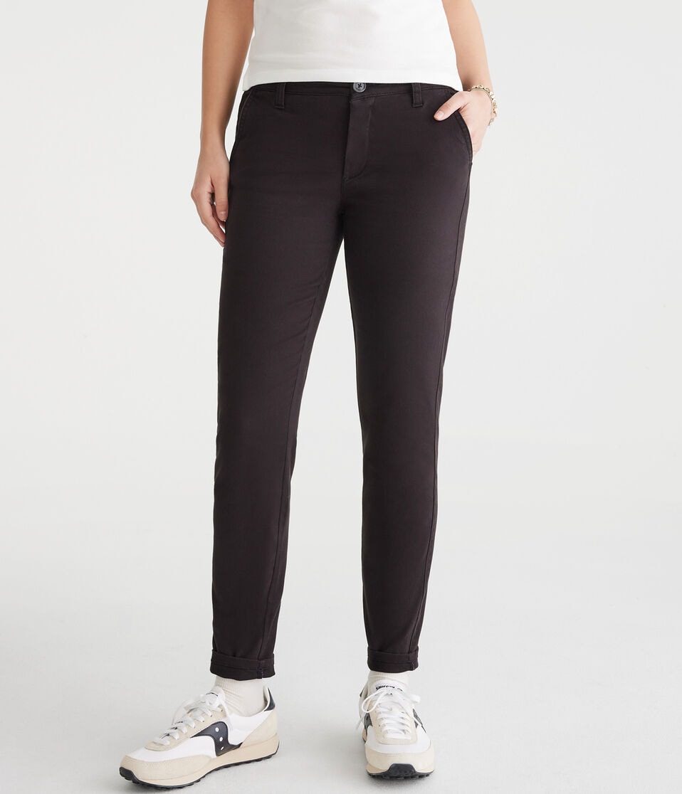 aéropostale Skinny Uniform Pants black