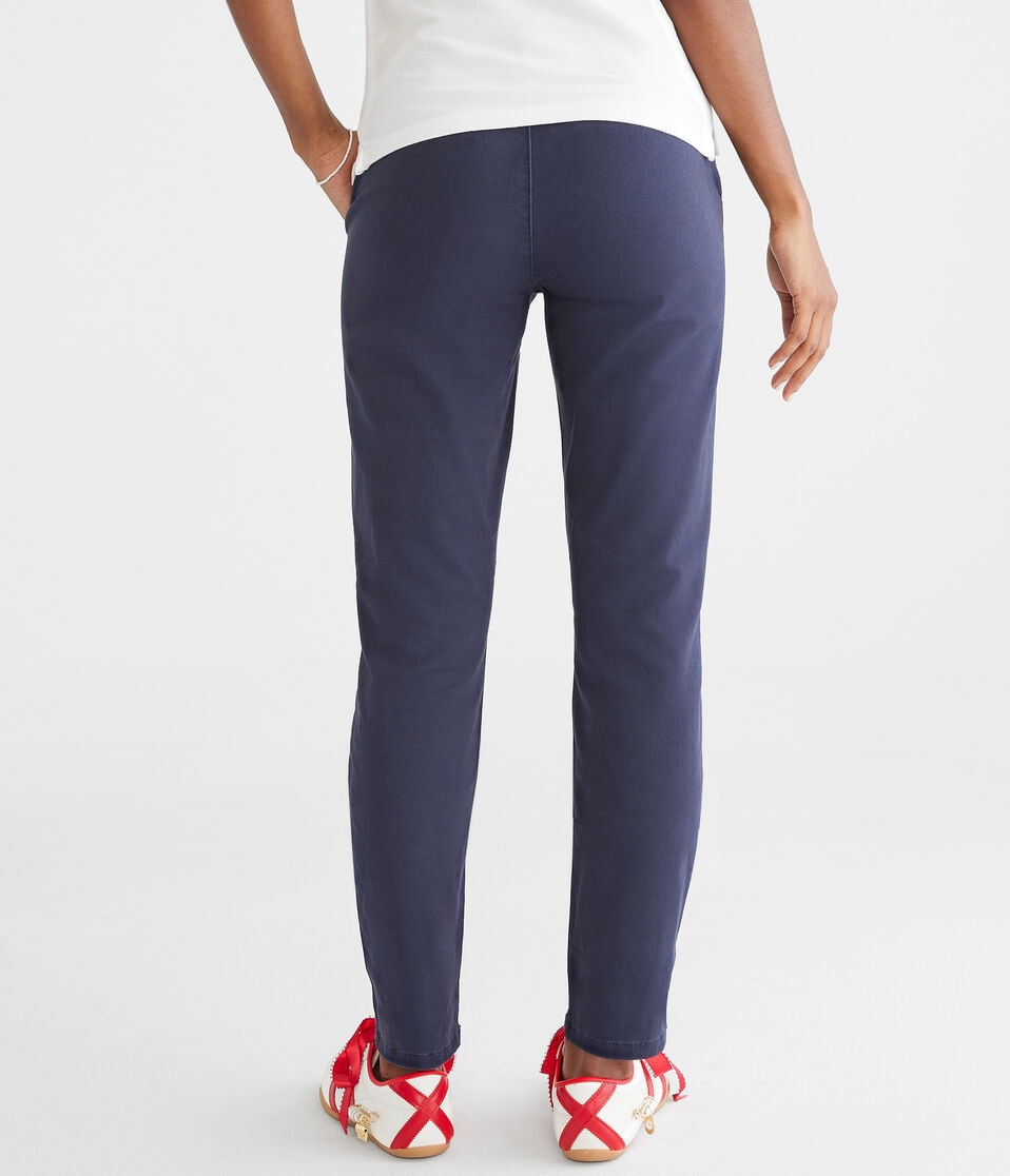 Aéropostale Skinny Uniform Pants Navy Prep