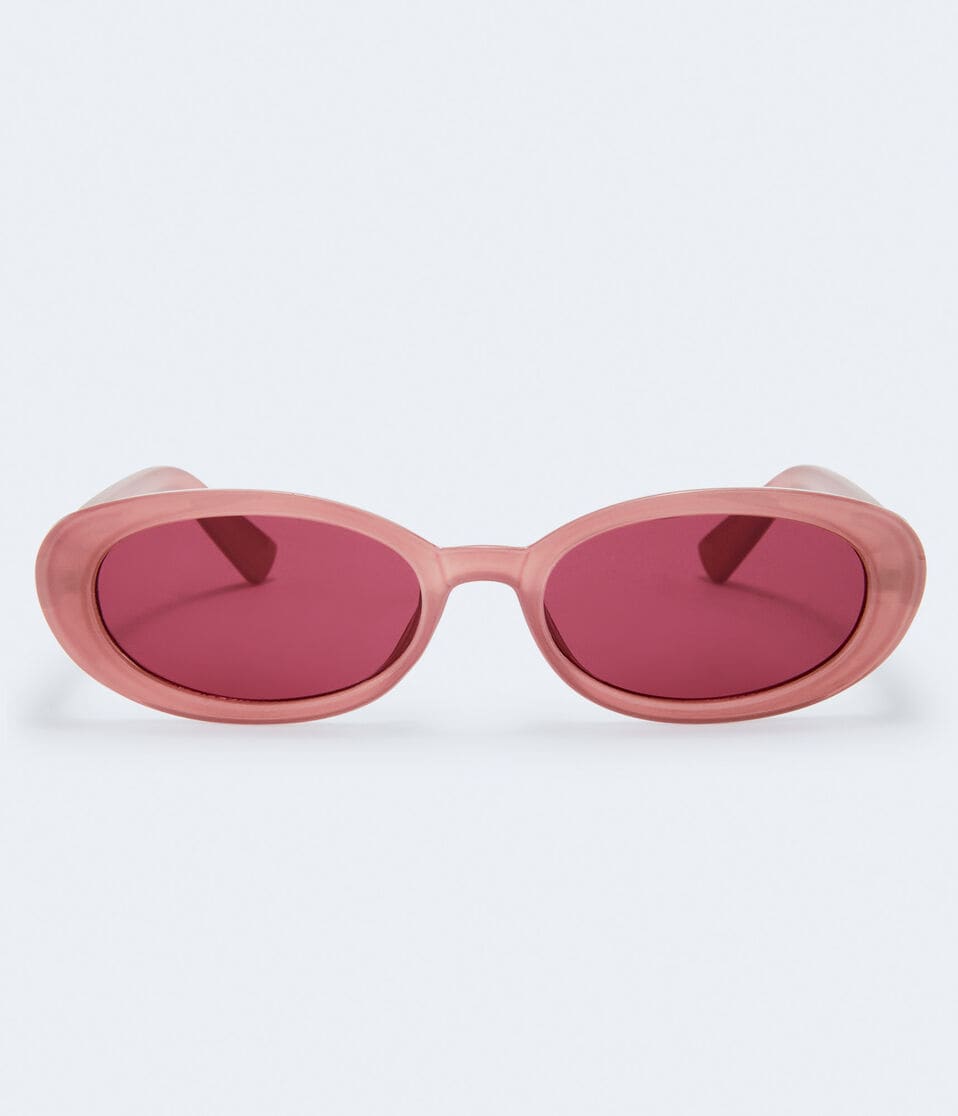 aéropostale Slim Oval Sunglasses impatiens pink